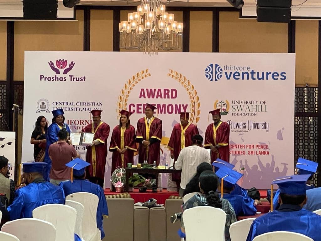 Prashas Trust Award
